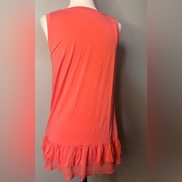 NWOT LOGO by Lori Goldstein Tank Top w/ Pockets in Beautiful Apricot!! - Picture 5 of 8